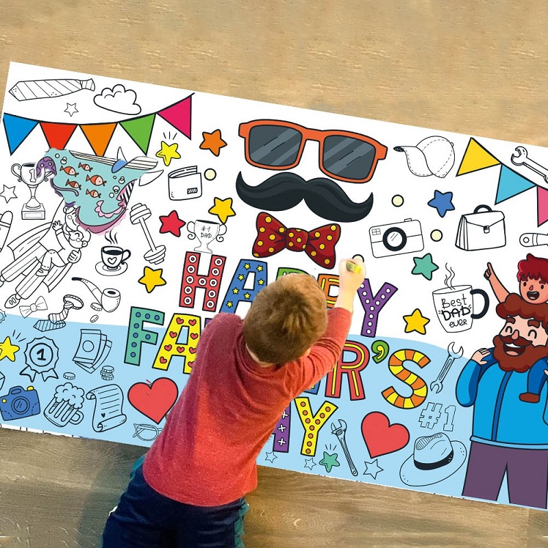 Happy Kids Education - Kertas Doodle DIY untuk Hari Ayah: