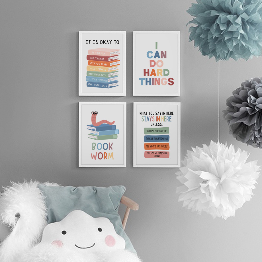 Kids Education Quotes In English - Kutipan Pendidikan Bahasa Inggris Poster Kelas