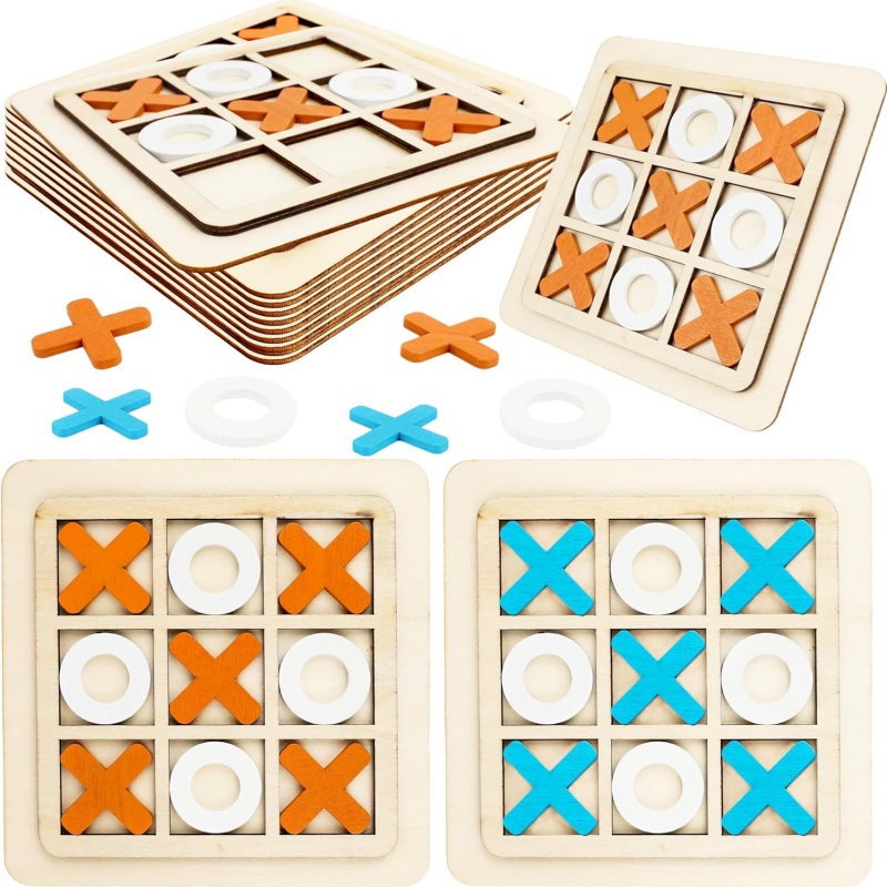 Kids Education Template - Templat Puzzle Permainan Tic Tac Toe