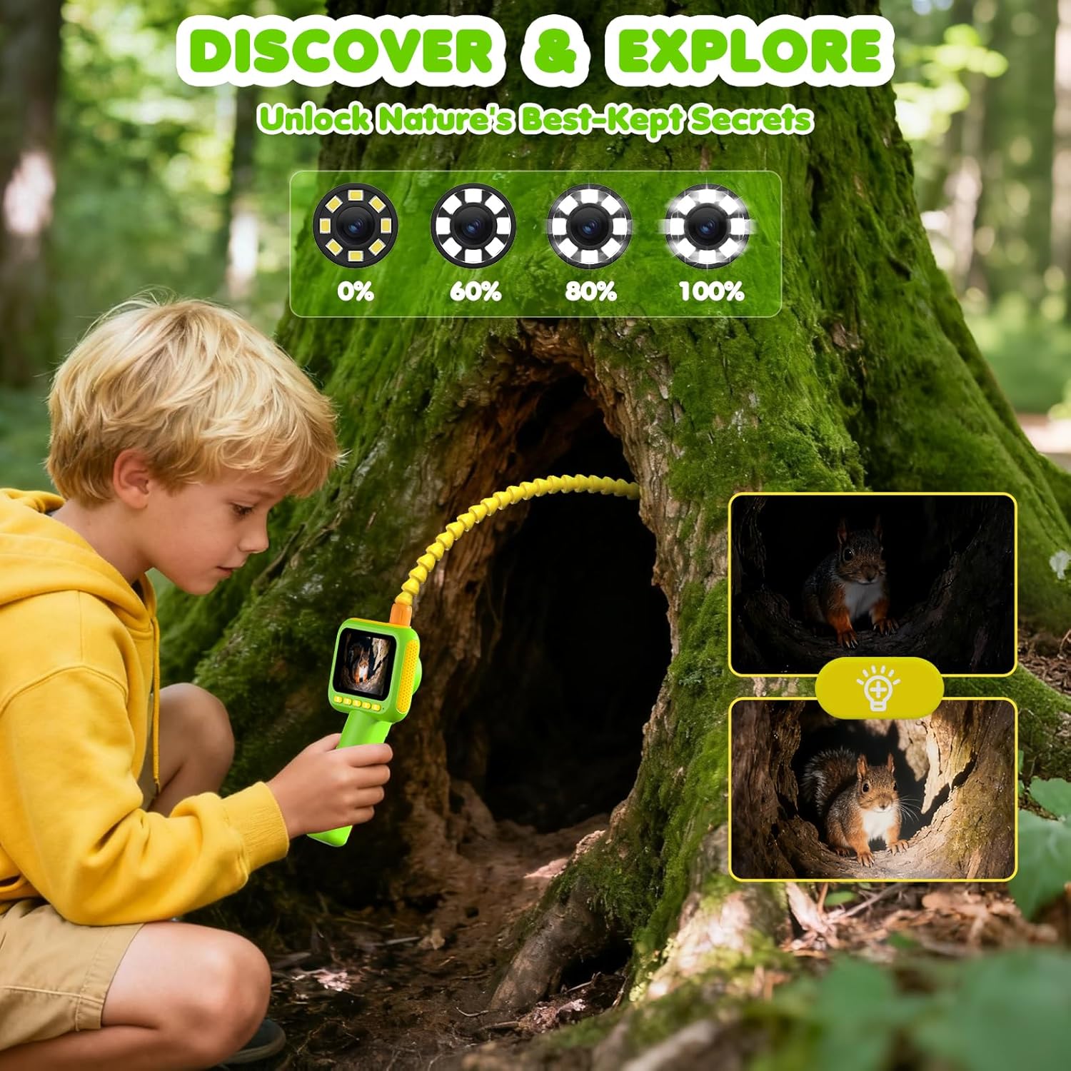 Kids Education Yes - Endoskop untuk Anak-anak, Kamera Ular Borescope