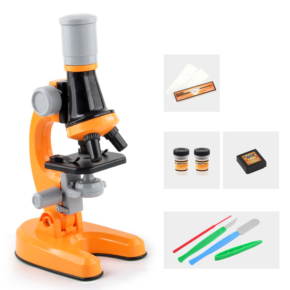 Education Kids Definition - Mikroskop biologi anak, Kit Lab LED