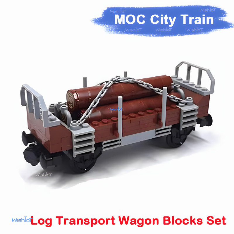 Kids Education Login - Set Blok Bangunan Kereta Kota MOC,