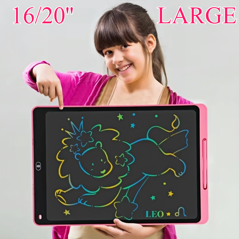 Kids Education Tablets - Tablet Tulis Papan Gambar LCD 16/20