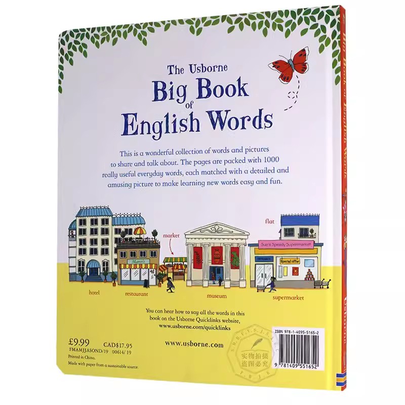 The Big Book Of kata Inggris b - Kids Education Words ulasan dan harga
