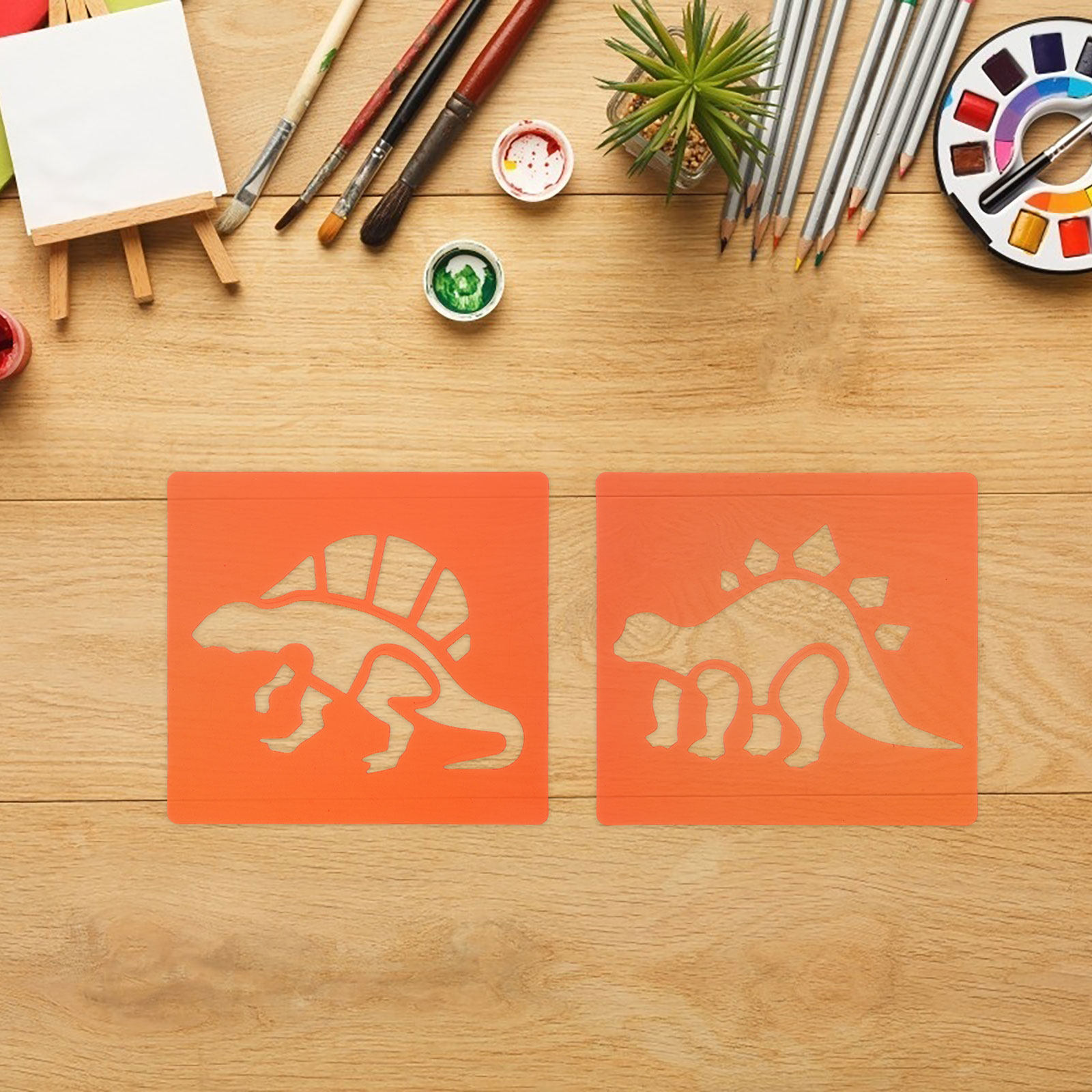 12 Buah Templat Gambar Stensil - Kids Education Template ulasan dan harga