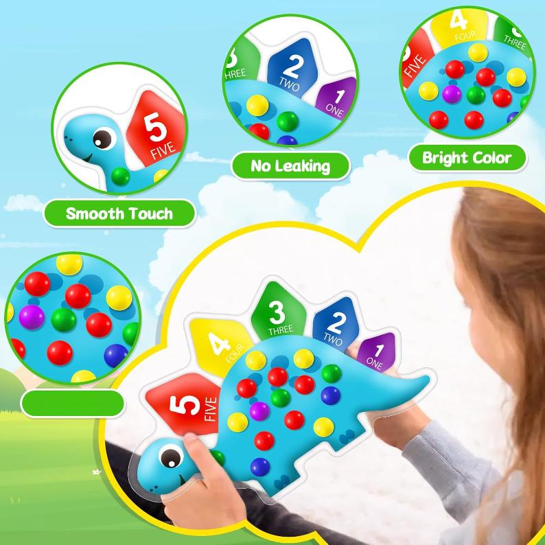 Mainan Penyortiran Dinosaurus  - Kids Education Design ulasan dan harga