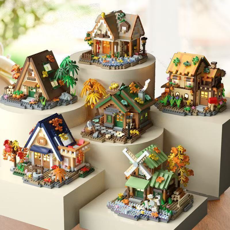 6 Set Model Bangunan Mini Kabi - Kids Education Login ulasan dan harga