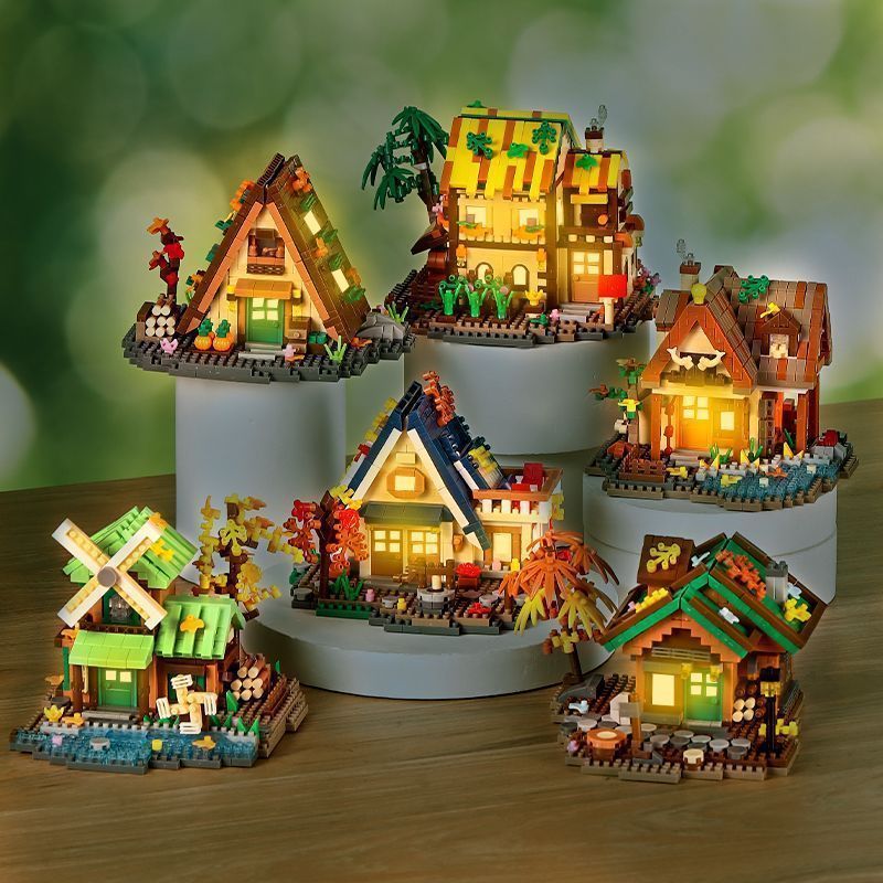 6 Set Model Bangunan Mini Kabi - Kids Education Login ulasan dan harga