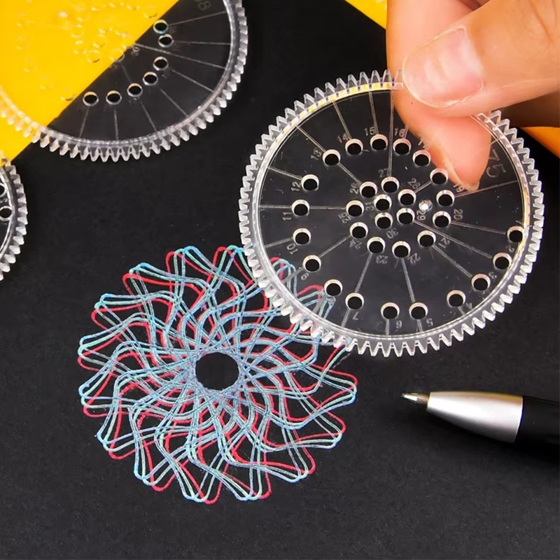 Set Mainan Gambar Spirograph L - Kids Education Template ulasan dan harga