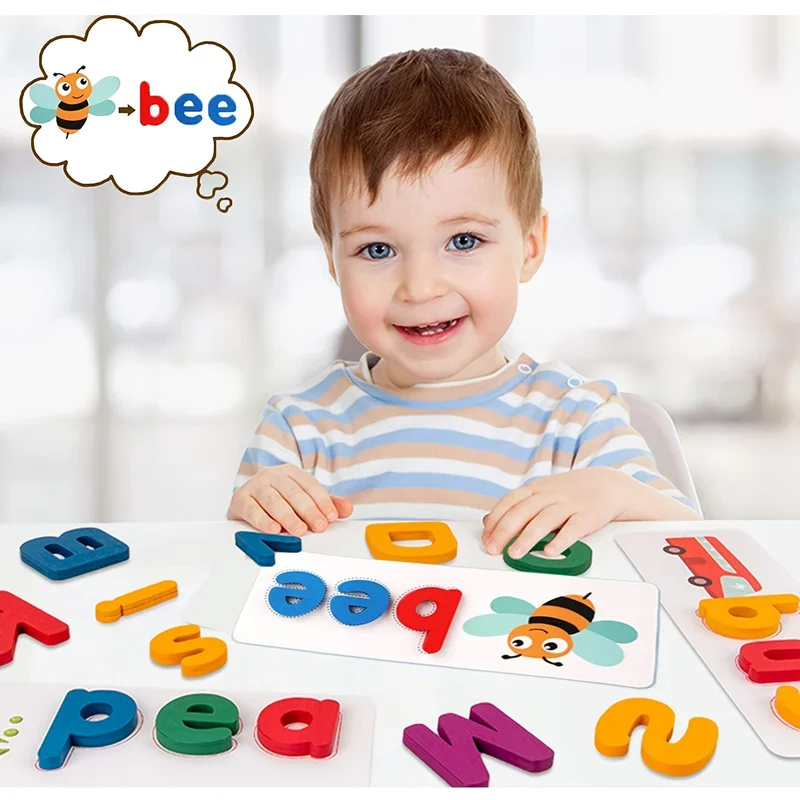 Mainan Kata Montessori Belajar - Kids Education Words ulasan dan harga