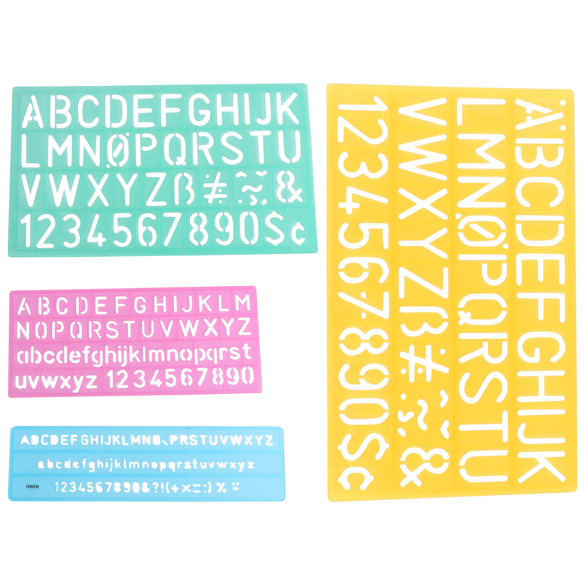 4 Buah Penggaris Grafiti Plast - Kids Education Template ulasan dan harga