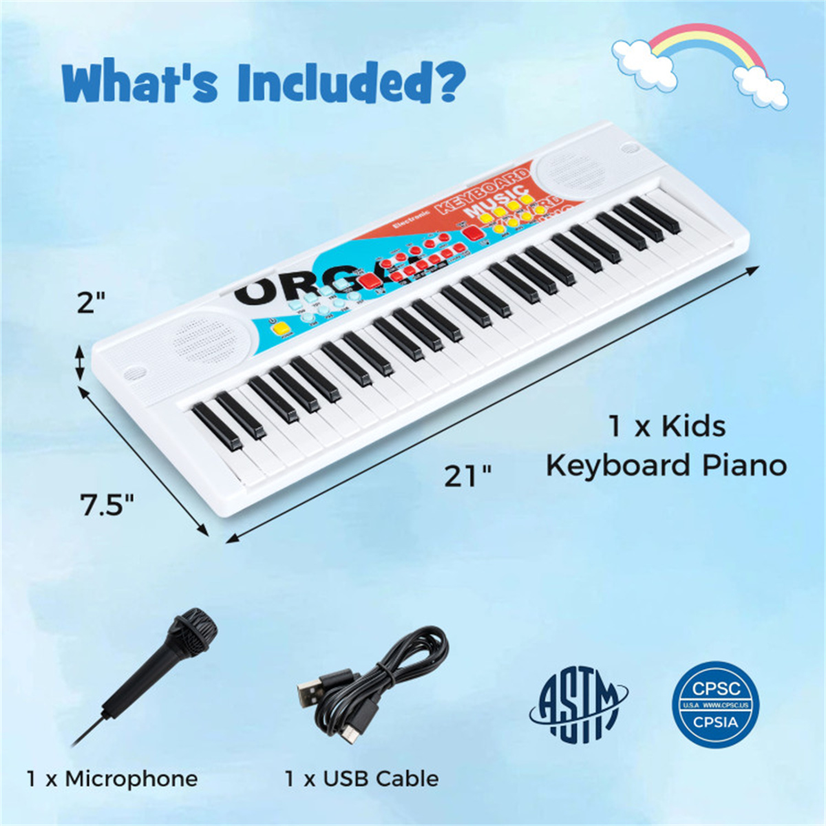 49 Tombol Keyboard Elektronik  - Kids Education Age ulasan dan harga