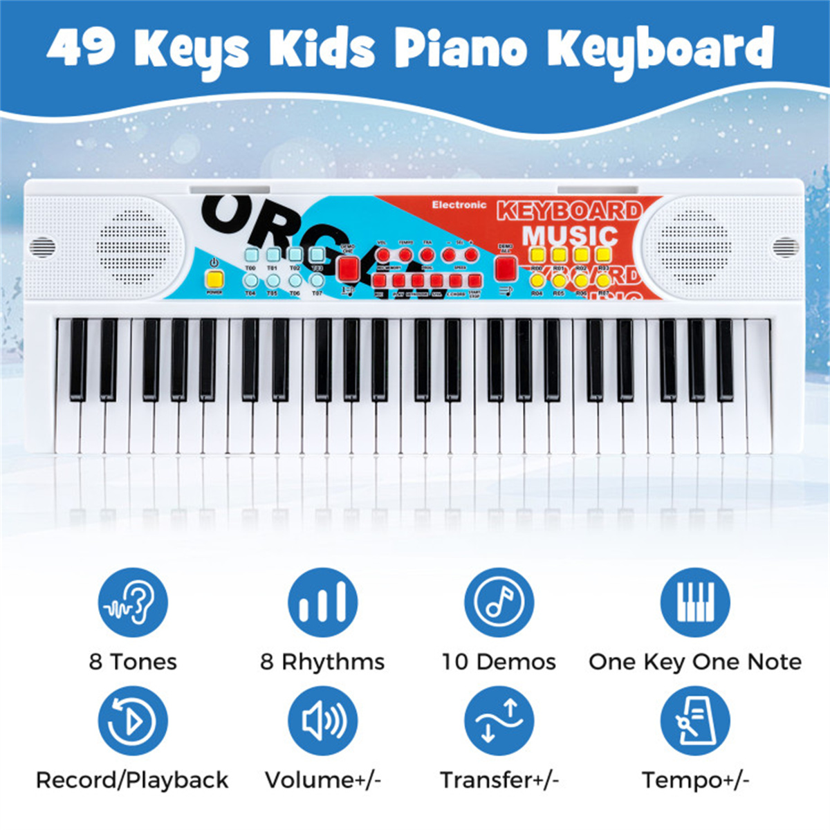 49 Tombol Keyboard Elektronik  - Kids Education Age ulasan dan harga