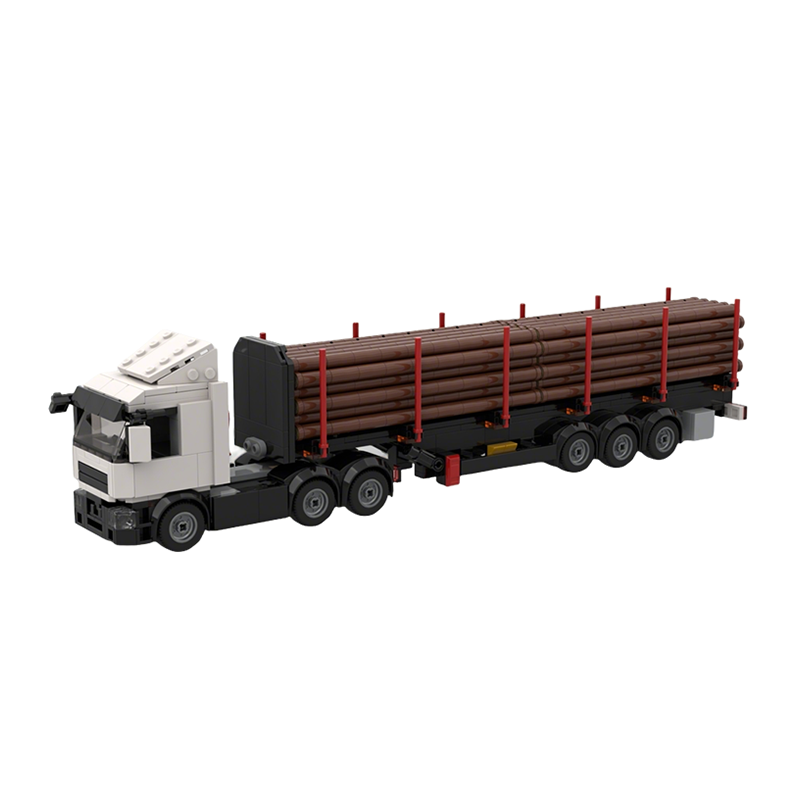 215pcs MOC City Cargo Log Trai - Kids Education Login ulasan dan harga
