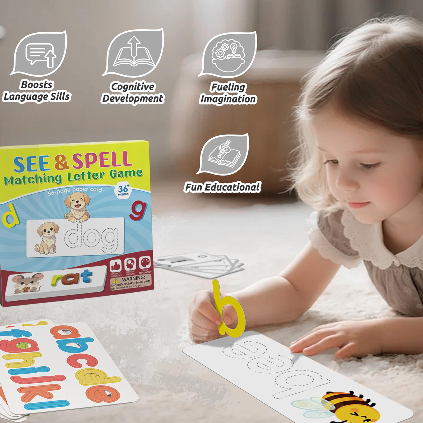 Permainan Mencocokkan Huruf Al - Kids Education Words ulasan dan harga