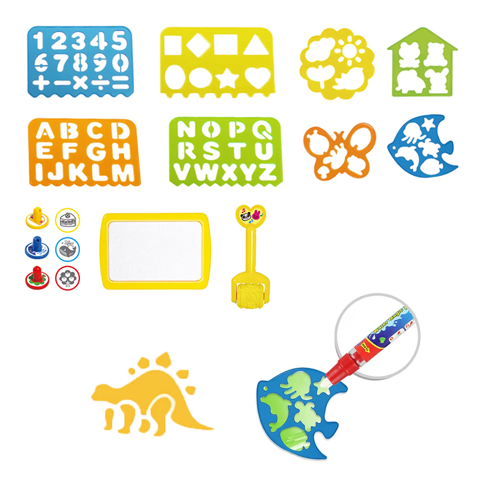 Aksesori Alas Gambar Air Ajaib - Kids Education Template ulasan dan harga