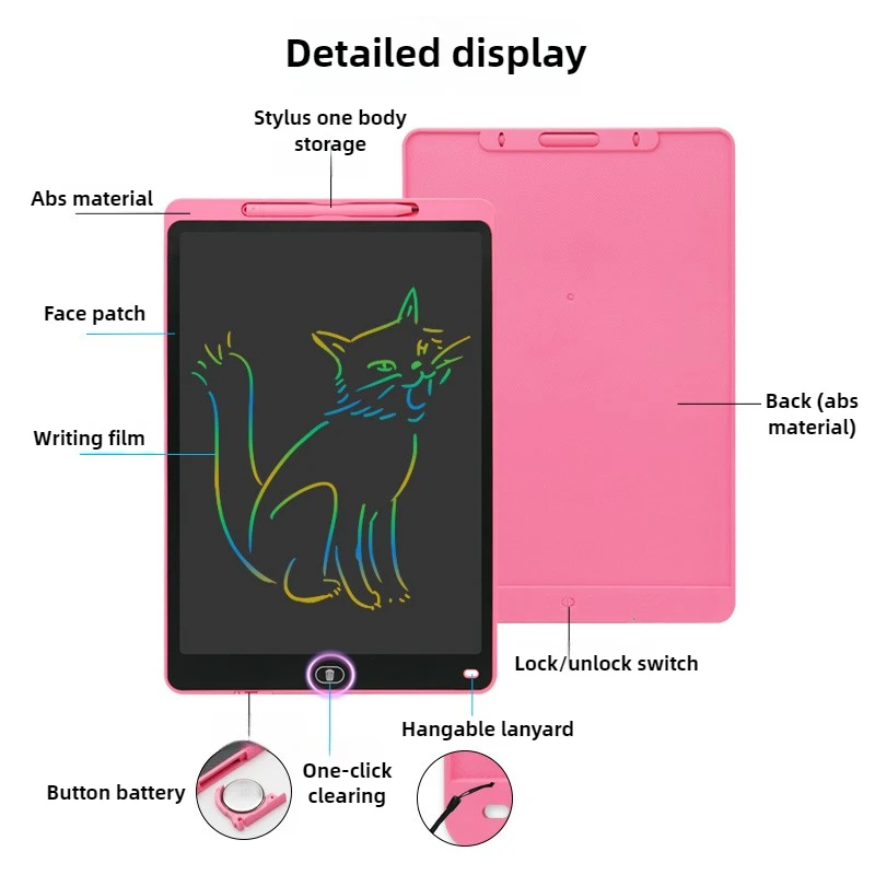 Tablet Tulis Papan Gambar LCD  - Kids Education Tablets ulasan dan harga